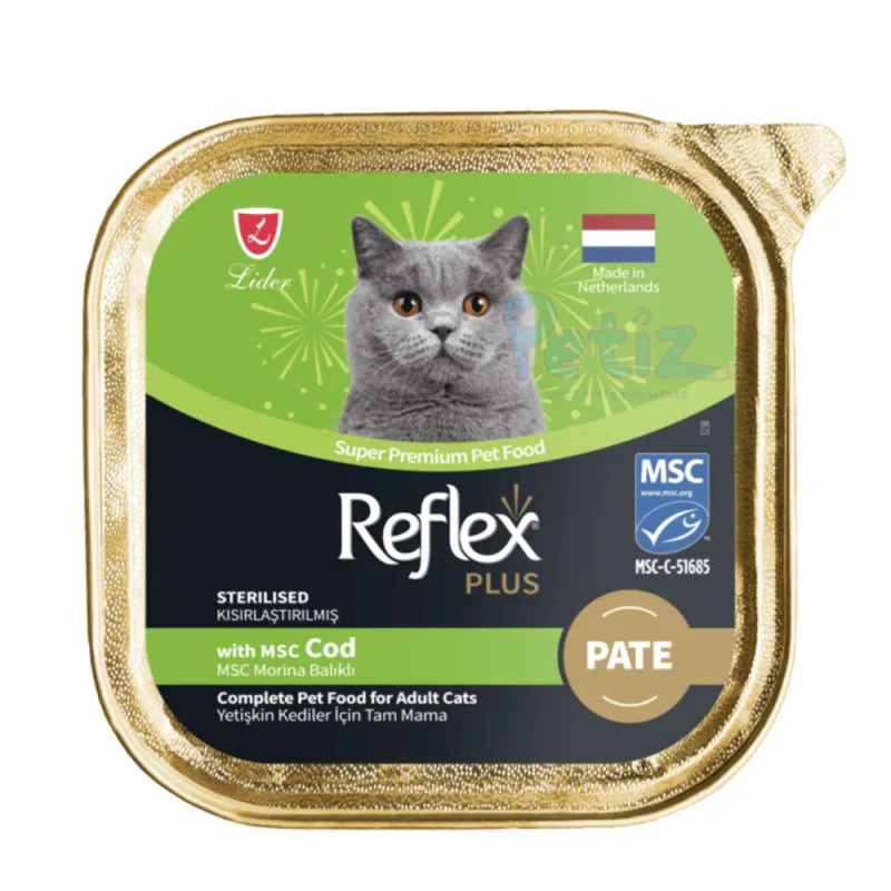 Reflex Plus Pâté au Poisson Pour Chat Stérilisé (Cod for Sterilised Adult Cats)