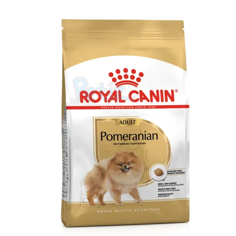 Royal Canin Pomeranian Croquettes pour Spitz Nain Adulte – Alimentation Spécifique pour Chiens Petits de Race Pomeranian