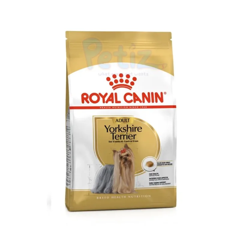 Royal Canin Yorkshire Terrier Adulte – Croquettes Complètes et Adaptées pour Chien Yorkshire Terrier Adulte, Soutien de la Santé Digestive et Pelage Brillant