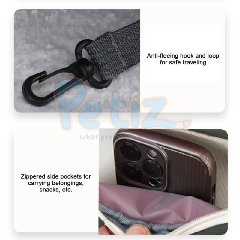 Sac à Dos de Transport pour Chat et Chien avec Fenêtre Bulle – Confort, Sécurité et Design Futuriste pour Vos Déplacements