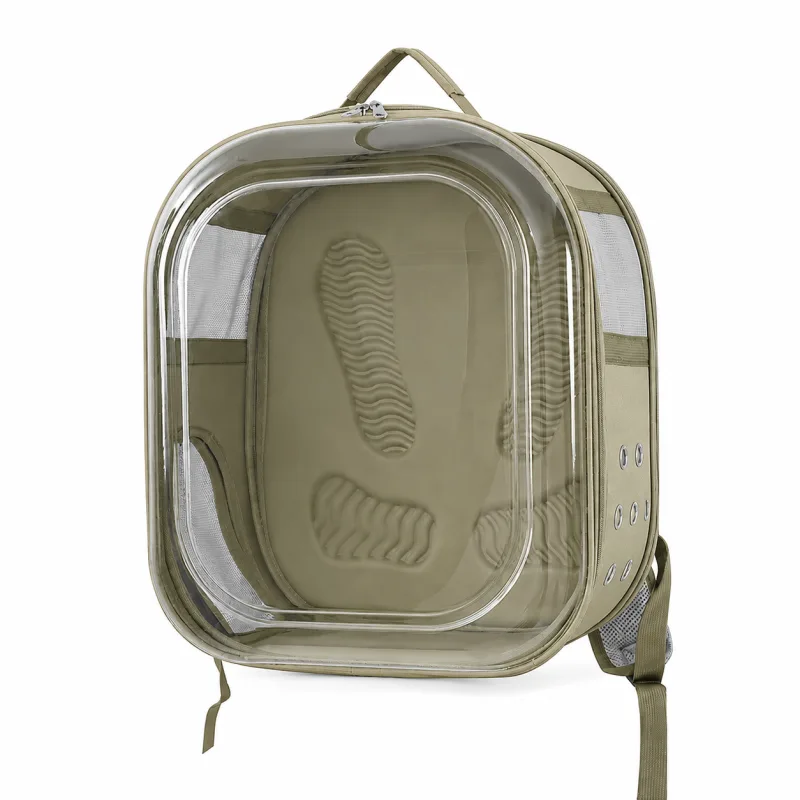 Sac à Dos de Transport Transparent pour Chat et Petit Chien jusqu’à | Sac de Voyage Respirant pour Animaux