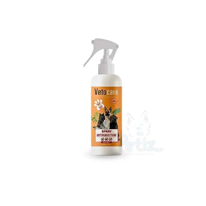 Spray Antiparasitaire pour Chiens et Chats