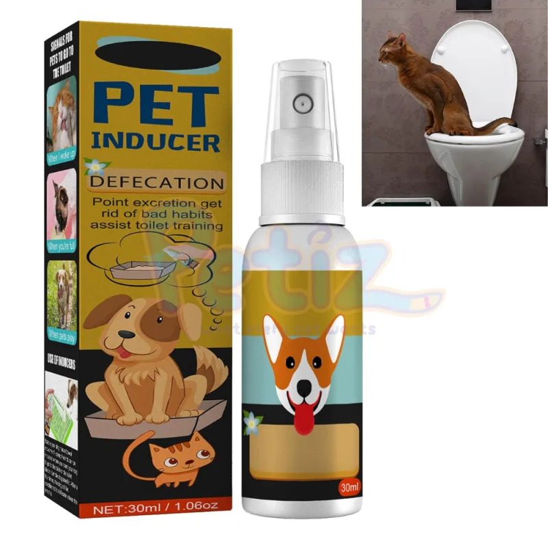 spray d’apprentissage de la propreté pour chien