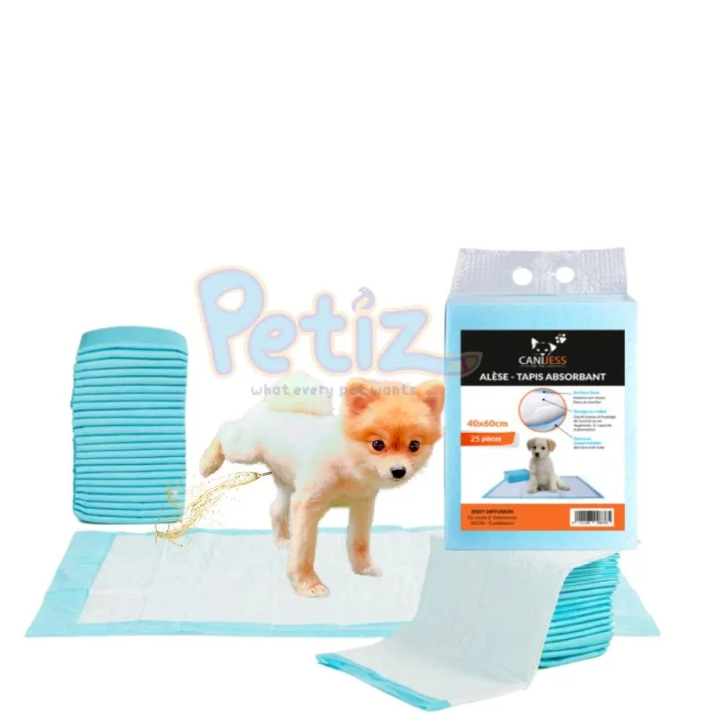 Tapis absorbant toilette pour chiots , alèse éducatif 40x60cm