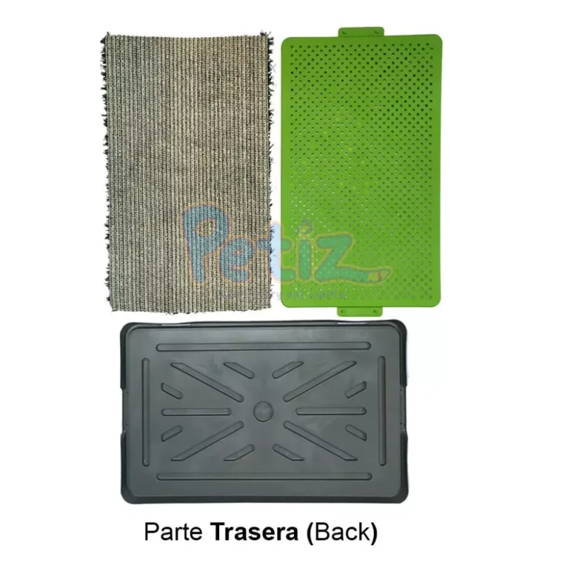 Tapis d’Apprentissage Toilette pour Chien Large– Tapis Hygiénique Réutilisable avec Bac Collecteur et Gazon Artificiel pour Chiots, Chiens, Chats et Petits Animaux