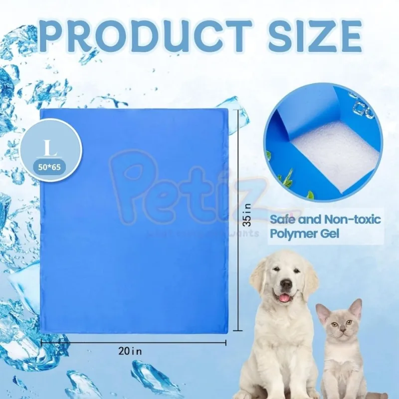 Tapis rafraîchissant pour Chat et Chien grand format soulage ton chien pendant une canicule cool mat accessoire