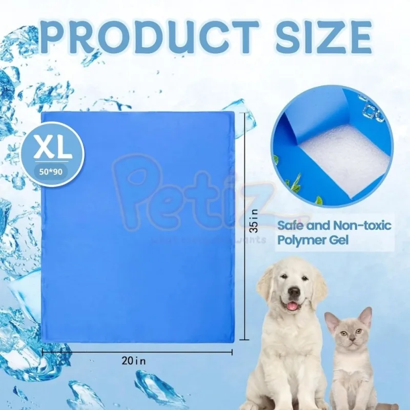 Tapis rafraîchissant pour Chat et Chien grand format soulage ton chien pendant une canicule cool mat accessoire