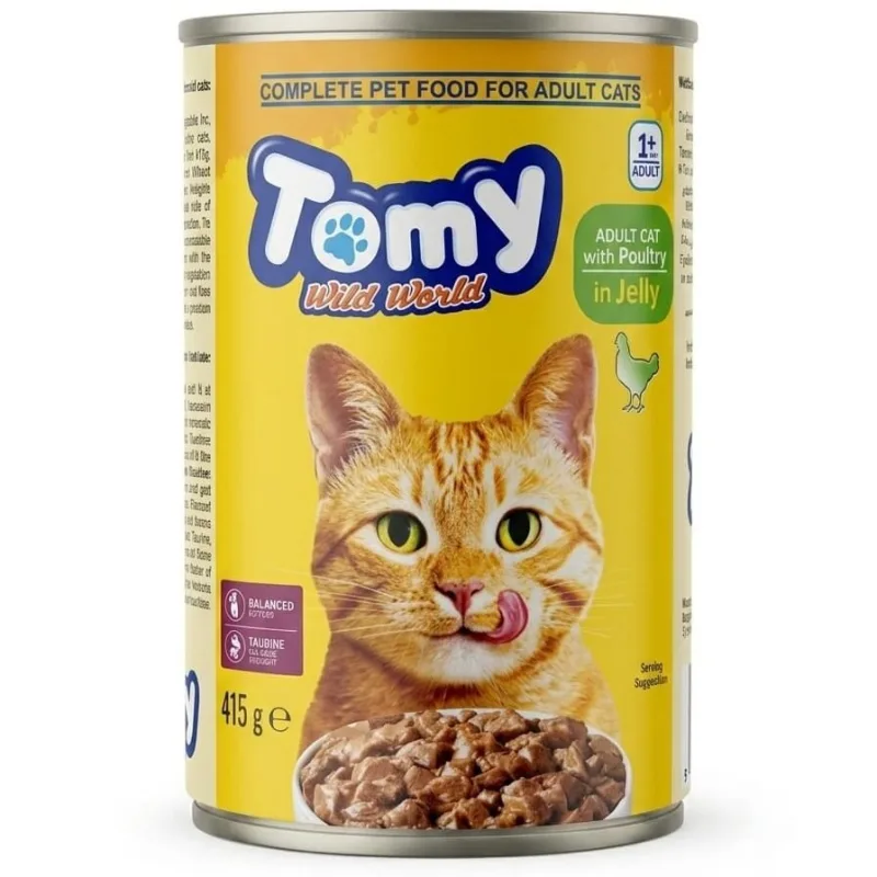 Tomy Pâté au Poulet pour Chat Adulte – Anti-Boules de Poils