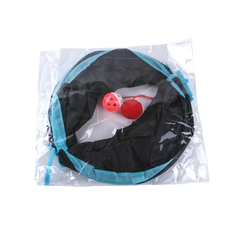 Tunnel Pliable pour Chat – Jouet Respirant en Papier Renforcé, Baril de Forage d’Intérieur, Accessoire Ludique et Durable pour Chaton et Chat Adulte
