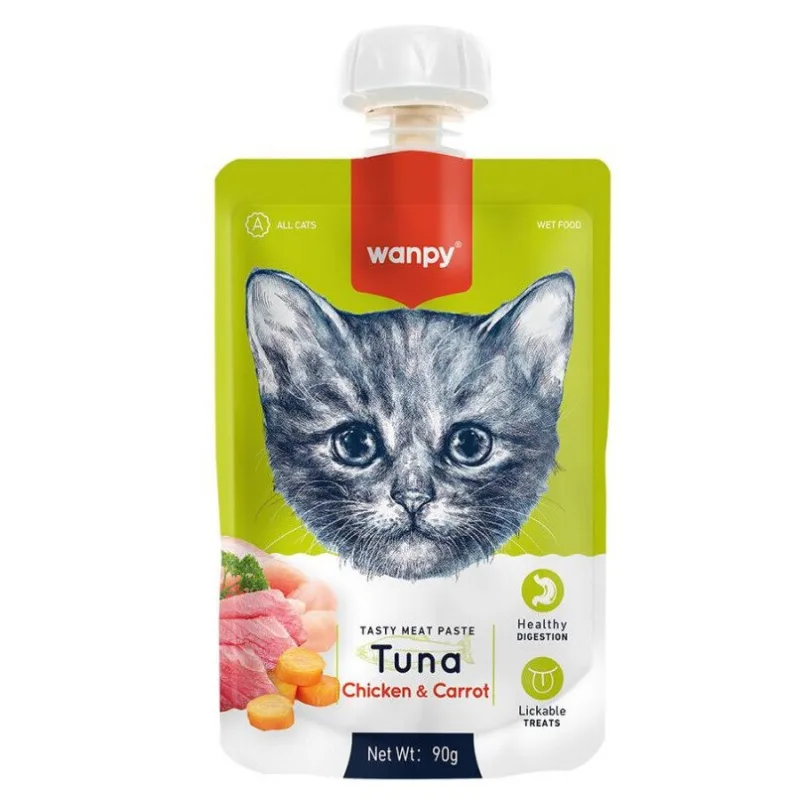 Wanpy Tasty Meat Au Thon Frais & Poulet Friandises Chat