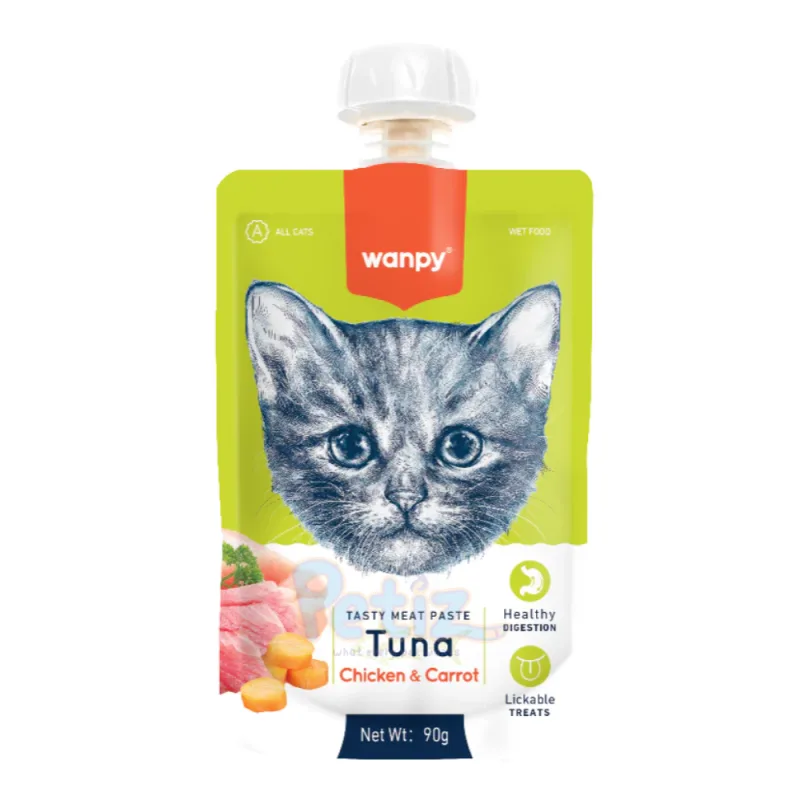 Wanpy Tasty Meat – Thon, Poulet & Carotte