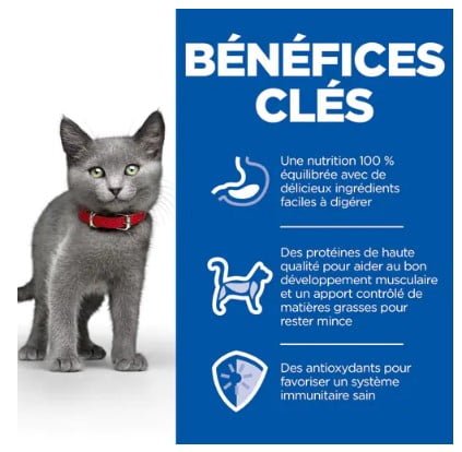 Croquettes Hill’s Science Plan Kitten Chaton Chicken