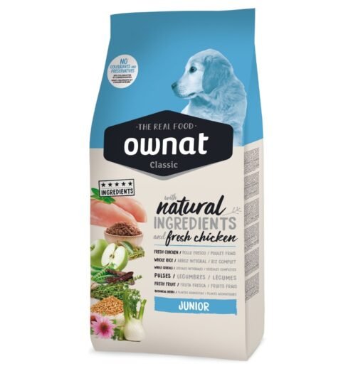Croquettes Ownat Classic Junior (chiot) pour chiots en pleine croissance
