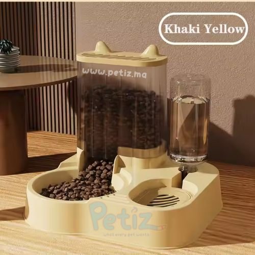 Distributeur 2 En 1 pour Chat – Distributeur Automatique D’aliments Et D’eau