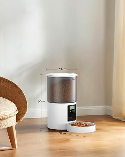 Distributeur automatique de nourriture pour chat : distributeur automatique de nourriture pour chat avec minuterie – Gamelle avec distributeur automatique de nourriture