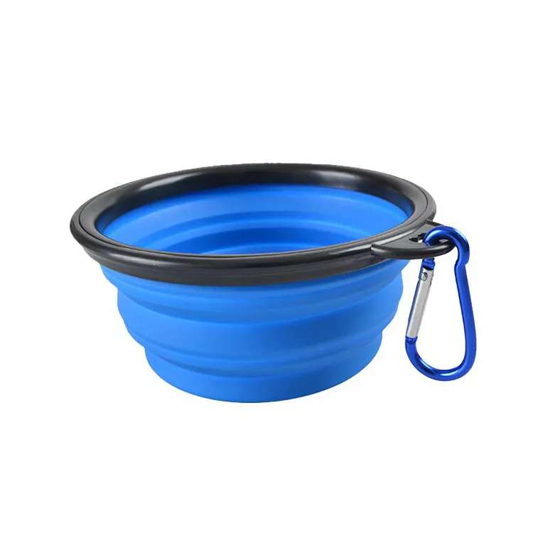 Gamelle Chien de voyage pliables en silicone pour animal domestique