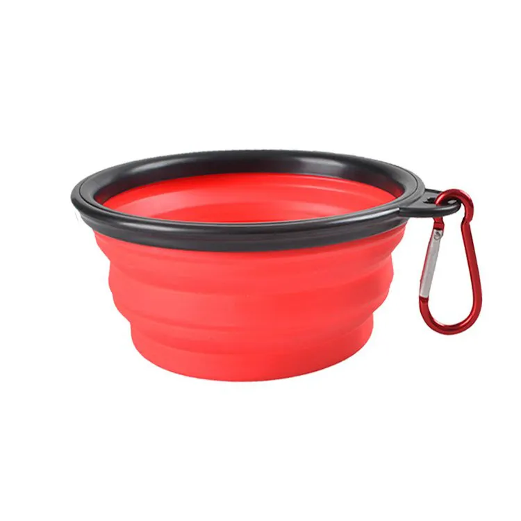 Gamelle Chien de voyage pliables en silicone pour animal domestique