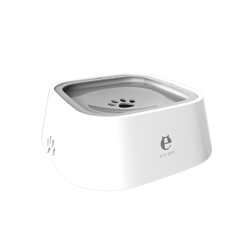 Gamelle pour Chiens Chats, Flottante Anti Éclaboussures Protection des oreilles et de la barbe Conception anti-étouffement Base antidérapante Adaptée aux déplacements