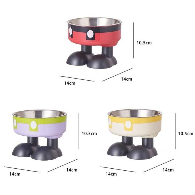 Gamelle Surélevée pour Chats et Chiens – Acier Inoxydable