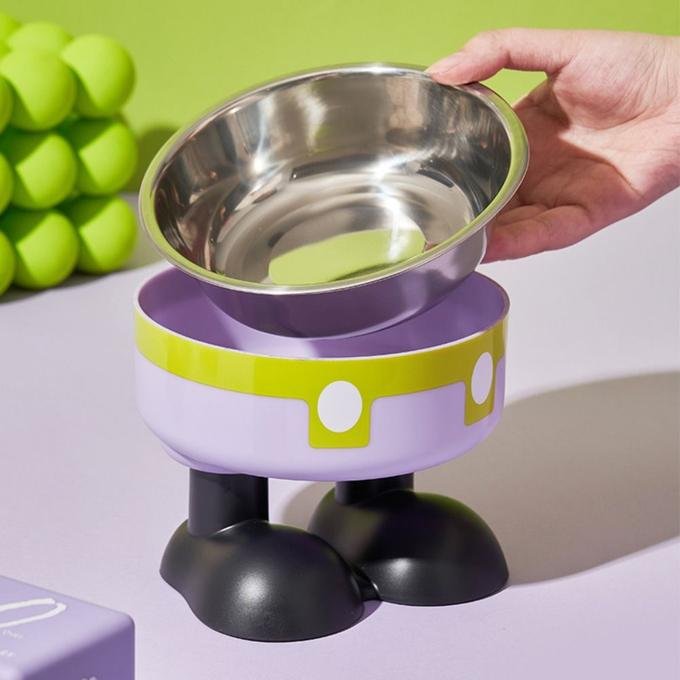 Gamelle Surélevée pour Chats et Chiens – Acier Inoxydable