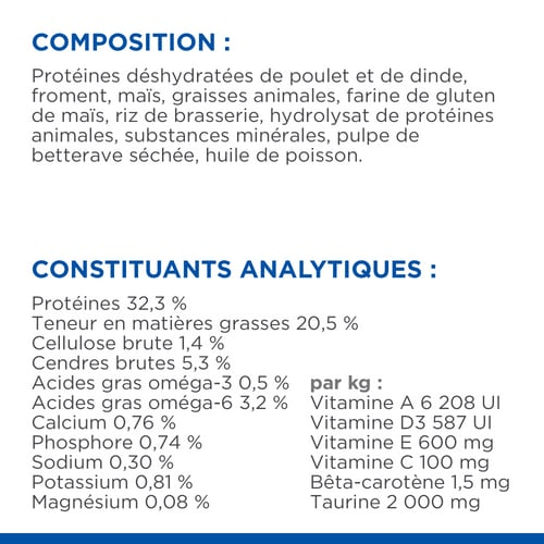 Hill's Science Plan Chat Adult Chicken Croquettes pour Chats Adultes Masse musculaire Saveur irrésistible Hills