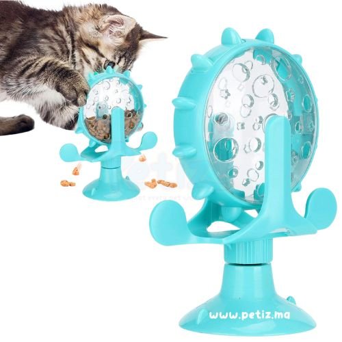 Jouet Distributeur de Friandises interactif et amusant pour chat et chien