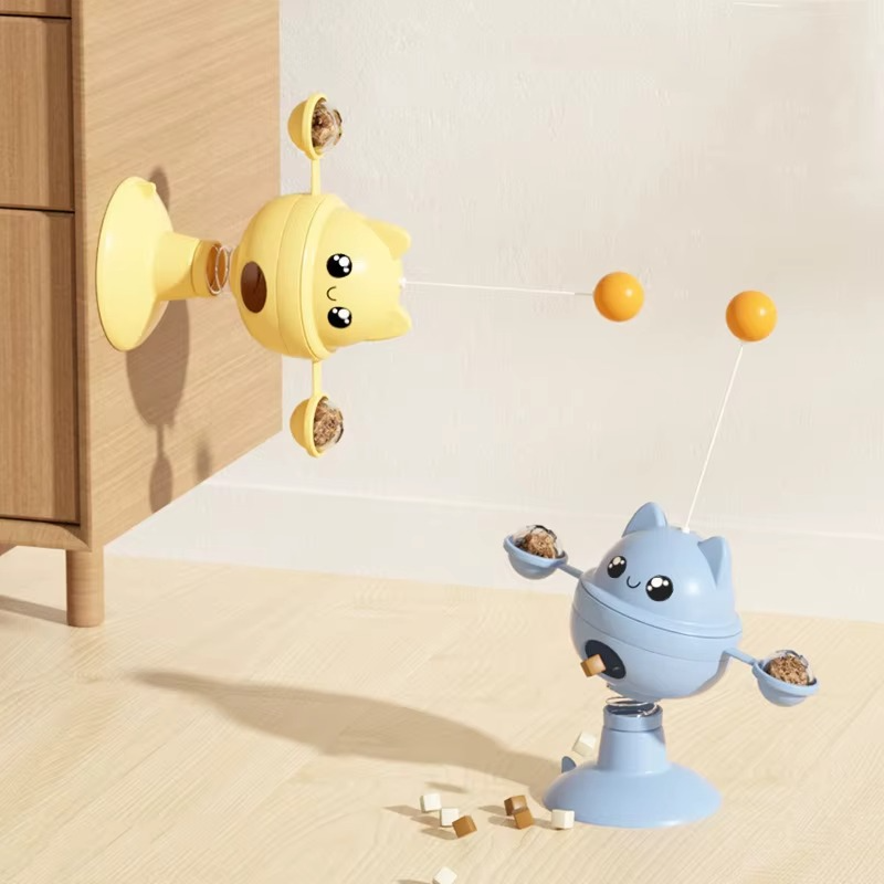 Jouet Distributeur de Friandises Interactif pour Chat – Jeu Éducatif et Stimulant pour Éveiller l’Instinct de Chasse et Favoriser l’Activité Physique