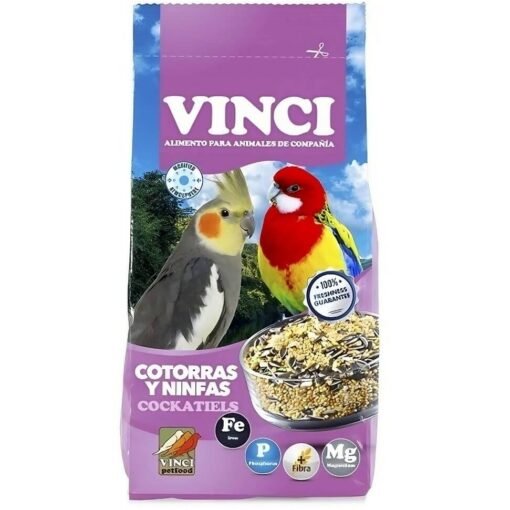 Mélange pour Calopsitte et Petits Perroquets VINCI Cotorras | Alimentation Équilibrée et Naturelle