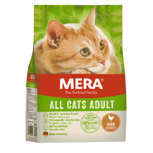 Mera All Croquettes Chat pour Adult Chicken Croquettes pour Chats Adultes