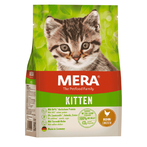 Mera Kitten Chicken Croquettes pour Chatons Riche en poulet frais sans céréales