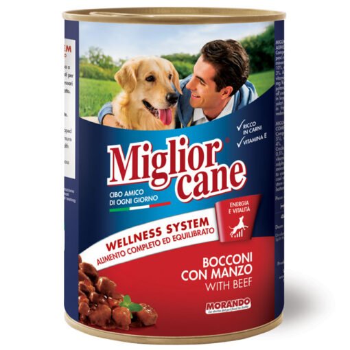 Miglior Cane Morceaux de Viande Bœuf avec Sauce pour chien