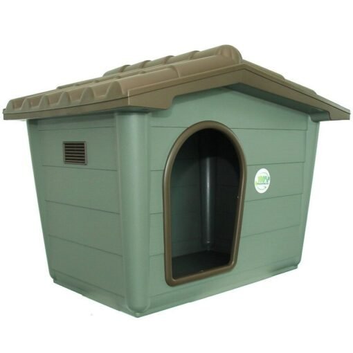 Niche pour chien en plastique écologique Kennel pour jardin et balcon refuge idéal