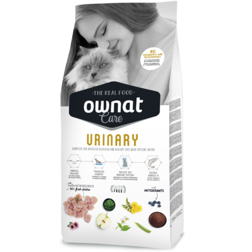 Ownat Care Urinary Cat – | Croquettes Naturelles pour Chats Adultes Souffrant de Troubles