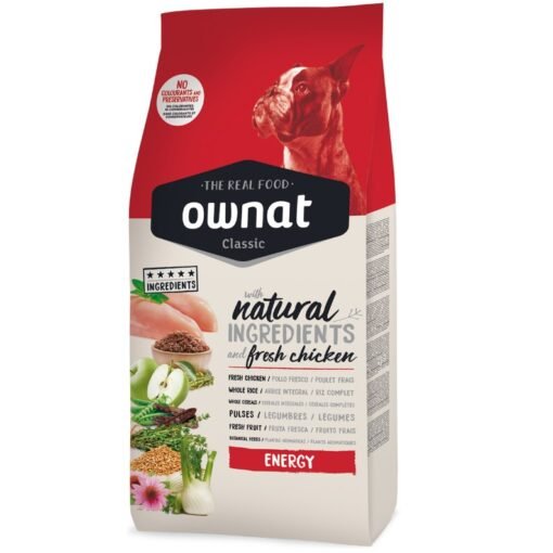Ownat Classic Energy (chien) – alimentation haute performance pour chiens actifs