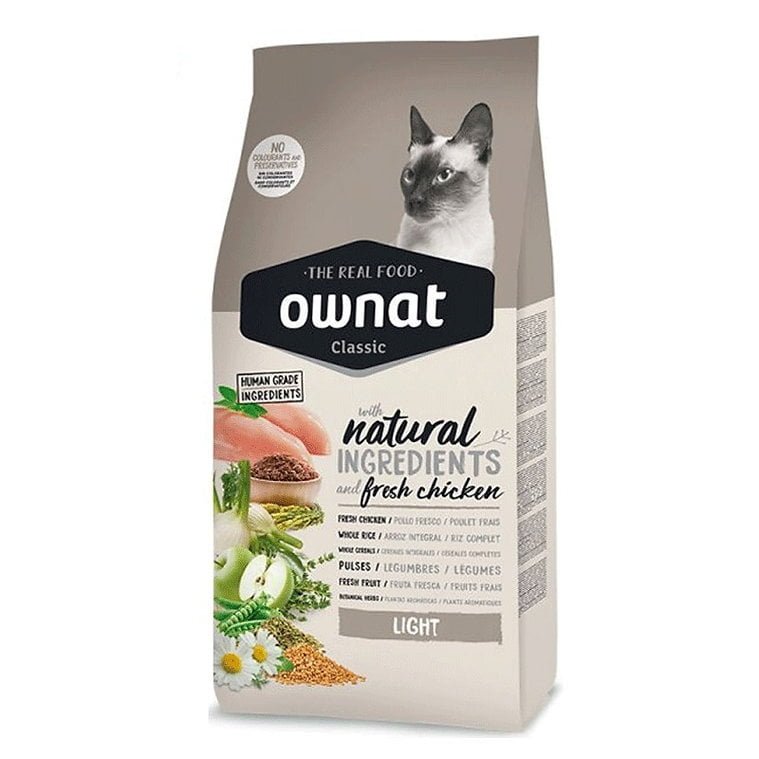 Ownat Classic Light Pour Chats Adultes avec Surpoids ou Faible Activité