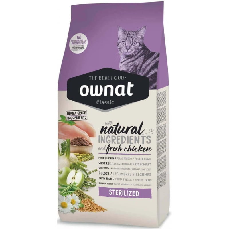 Ownat Classic Sterilized Pour Chats Stérilisés