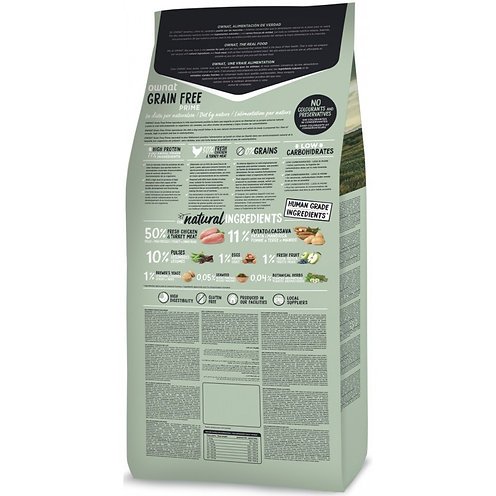 Ownat Grain Free Prime Adult Chien Poulet et Dinde |