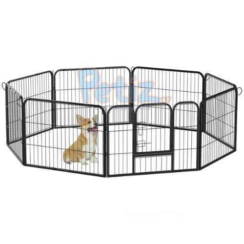 Parc pour chien – Enclos Robuste 78*60cm 8 parts