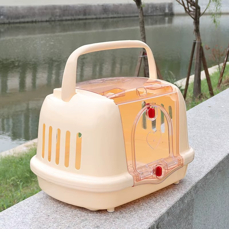 Porte-Chat avec Toit Panoramique – Cage de Transport Moderne et Confortable pour Chats et Chiens