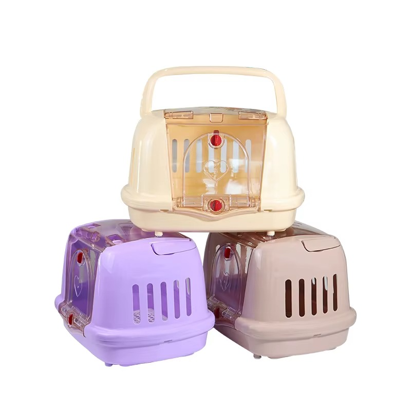 Porte-Chat avec Toit Panoramique – Cage de Transport Moderne et Confortable pour Chats et Chiens