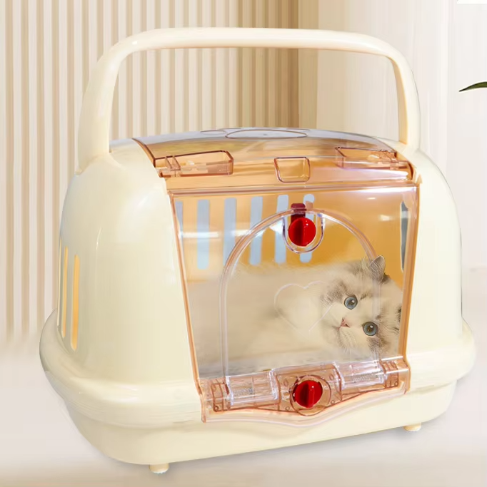 Porte-Chat avec Toit Panoramique – Cage de Transport Moderne et Confortable pour Chats et Chiens
