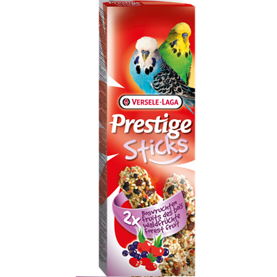Prestige Sticks Petites Perruches avec Mélange de Fruits de Bois – Versal Laga | Collation Naturelle et Savoureuse