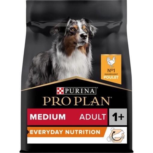Purina Pro Plan Medium Adult Everyday Nutrition pour chien Croquettes pour chiens de taille moyenne race – anciennement OPTIBALANCE