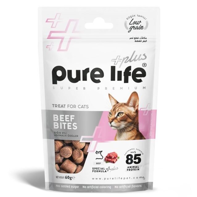 PURELIFE PLUS Friandises pour Chats Bœuf