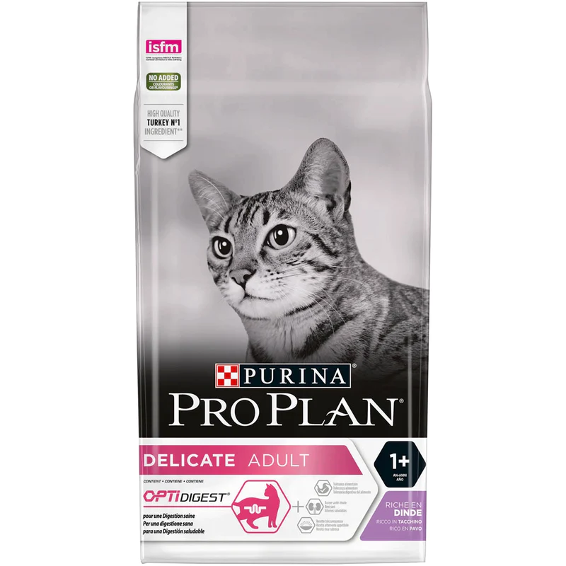 Purina Pro Plan Delicat Adult OPTIDIGEST Pour Chats à Digestion Sensible Dinde de haute qualité