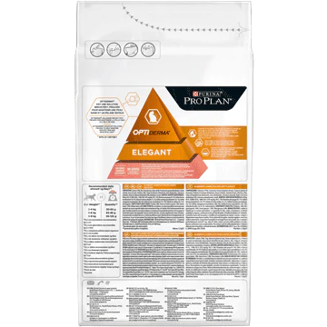 Purina Pro Plan Elegant Adult avec OPTIDERMA Croquettes Riche en Saumon