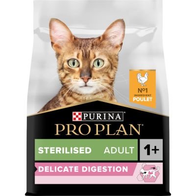 Purina Pro Plan Sterilised Adult Poulet pour Chats Stérilisés et Castrés