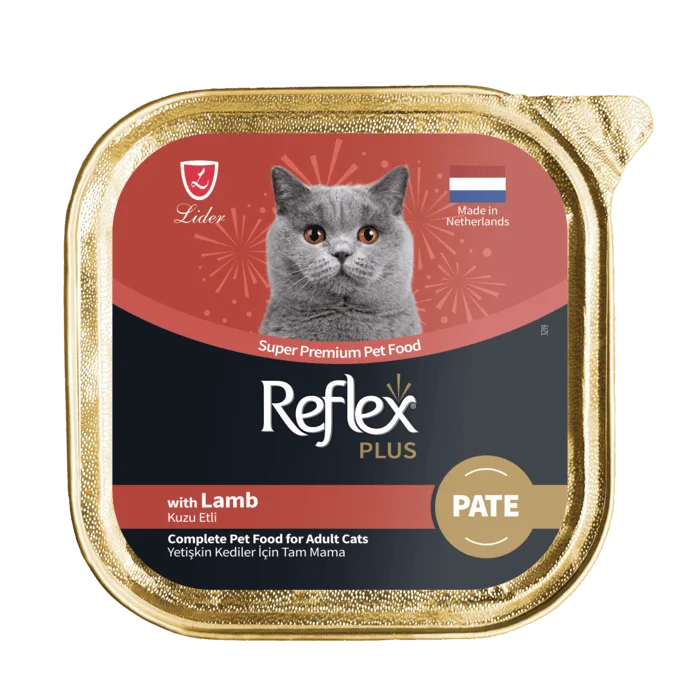 Reflex Plus Pâté à l’Agneau pour Chat Adulte | Aliment Humide Complet et Savoureux
