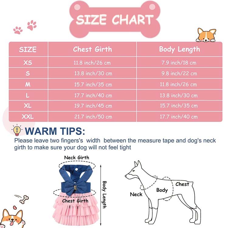 Robe de princesse pour Chat et Chien