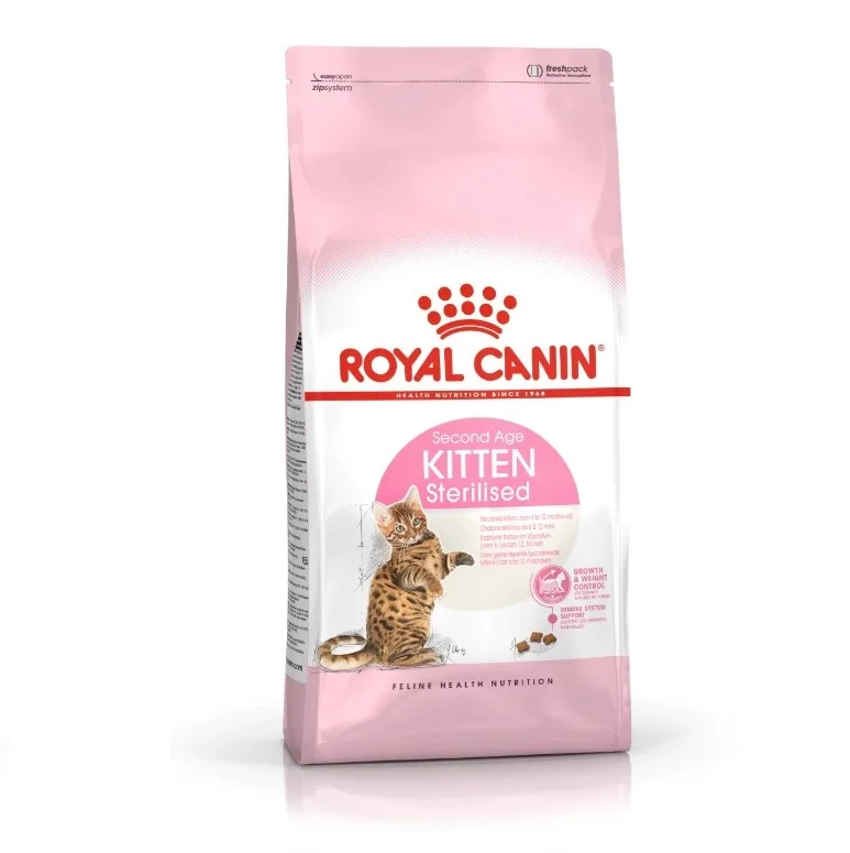 Royal Canin Kitten Sterilised – Croquettes pour Chaton Stérilisé de 6 à 12 Mois